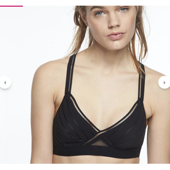 Passionata Unlined Racerback Bralette in Black Size Large Style 78450 - Picture 1 of 7